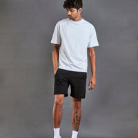 Here and now - Men’s Oversized Terry Tee - Illusion Blue