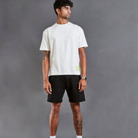 Here and now - Men’s Oversized French Terry Tee -  Coconut Milk