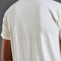 Start Anew - Men’s Snug-fit Supima Tee - Coconut Milk