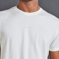 Start Anew - Men’s Snug-fit Supima Tee - Coconut Milk