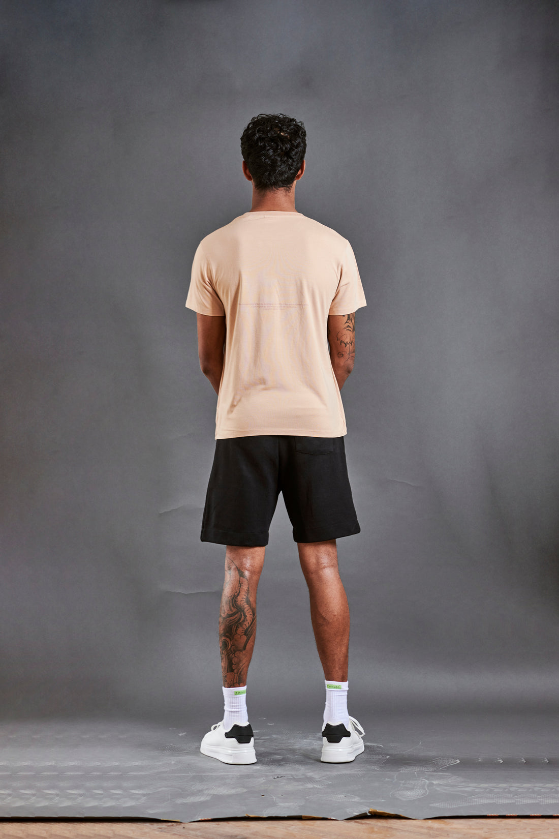 Start anew  - Men’s Snug-fit Supima Tee - Frappe