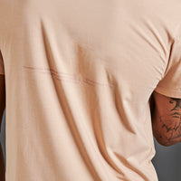 Start anew  - Men’s Snug-fit Supima Tee - Frappe