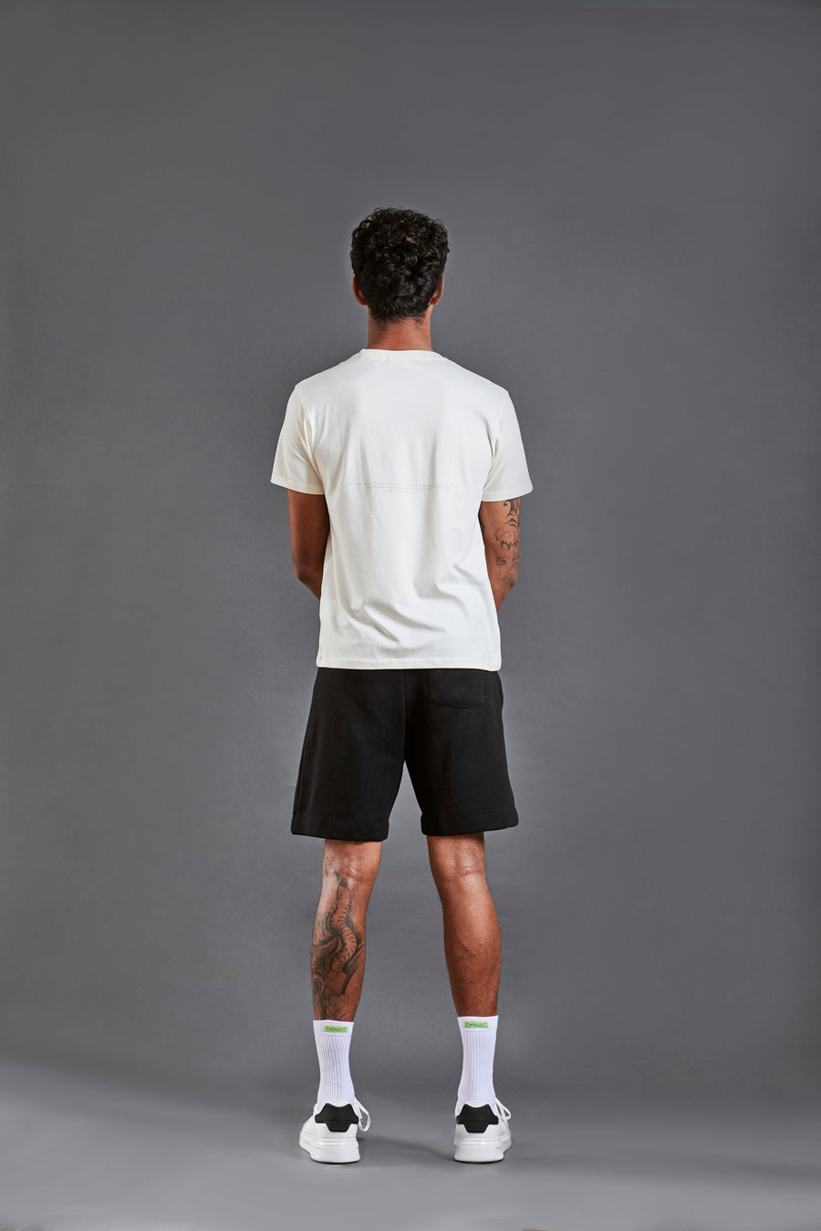 Start Anew - Men’s Snug-fit Supima Tee - Coconut Milk