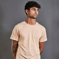 Start anew  - Men’s Snug-fit Supima Tee - Frappe